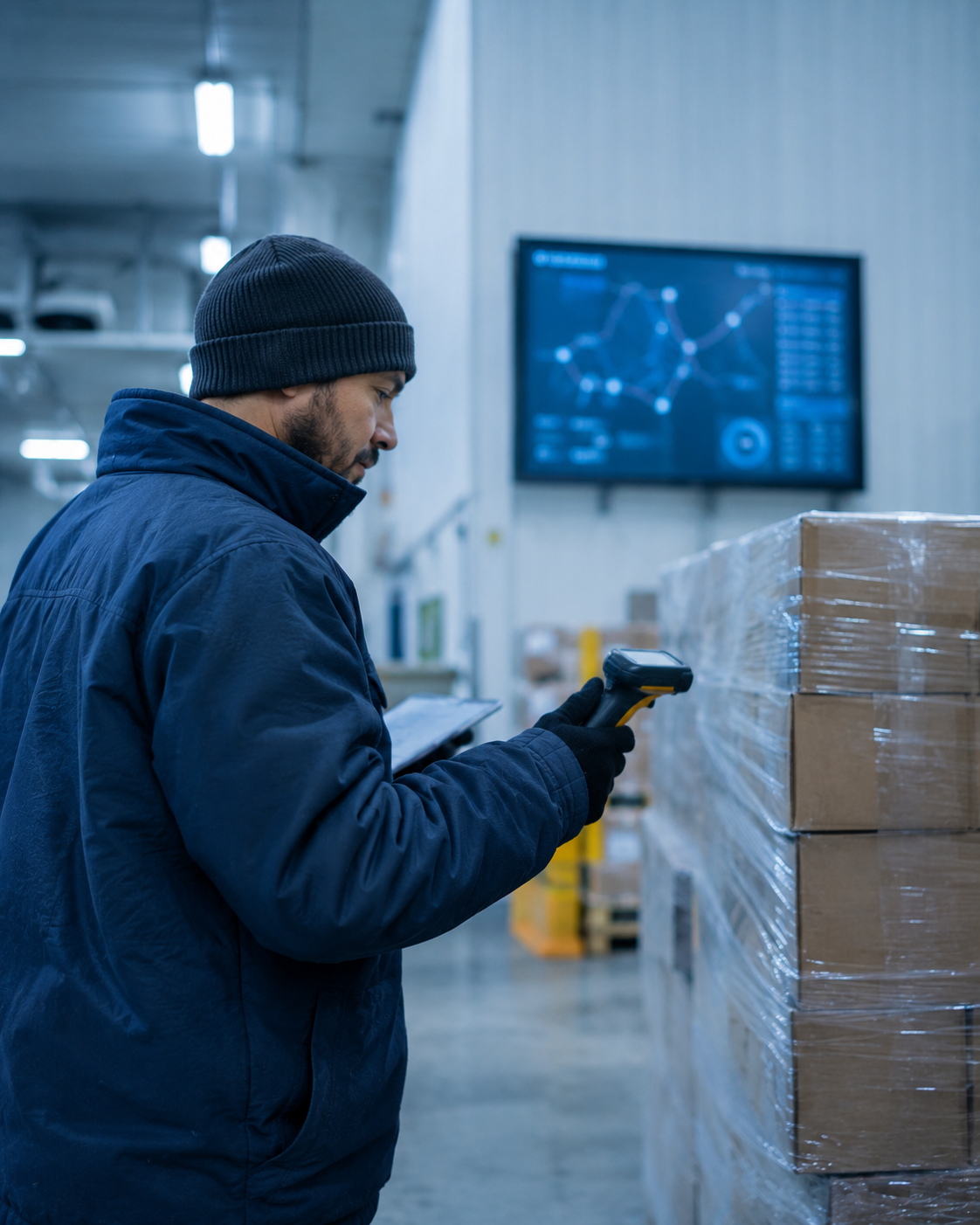 Central de monitoramento logístico em tempo real